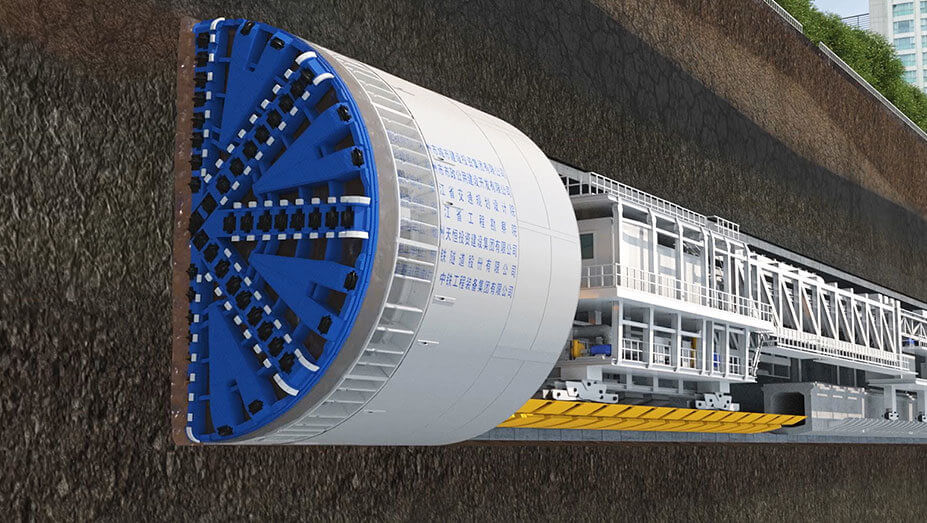 杭州主隧道項目施工動畫宣傳片-中鐵隧道局
